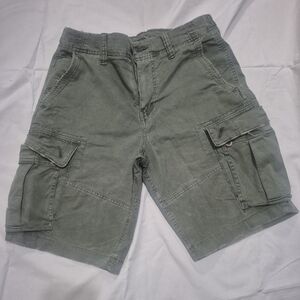 Green Cargo Shorts